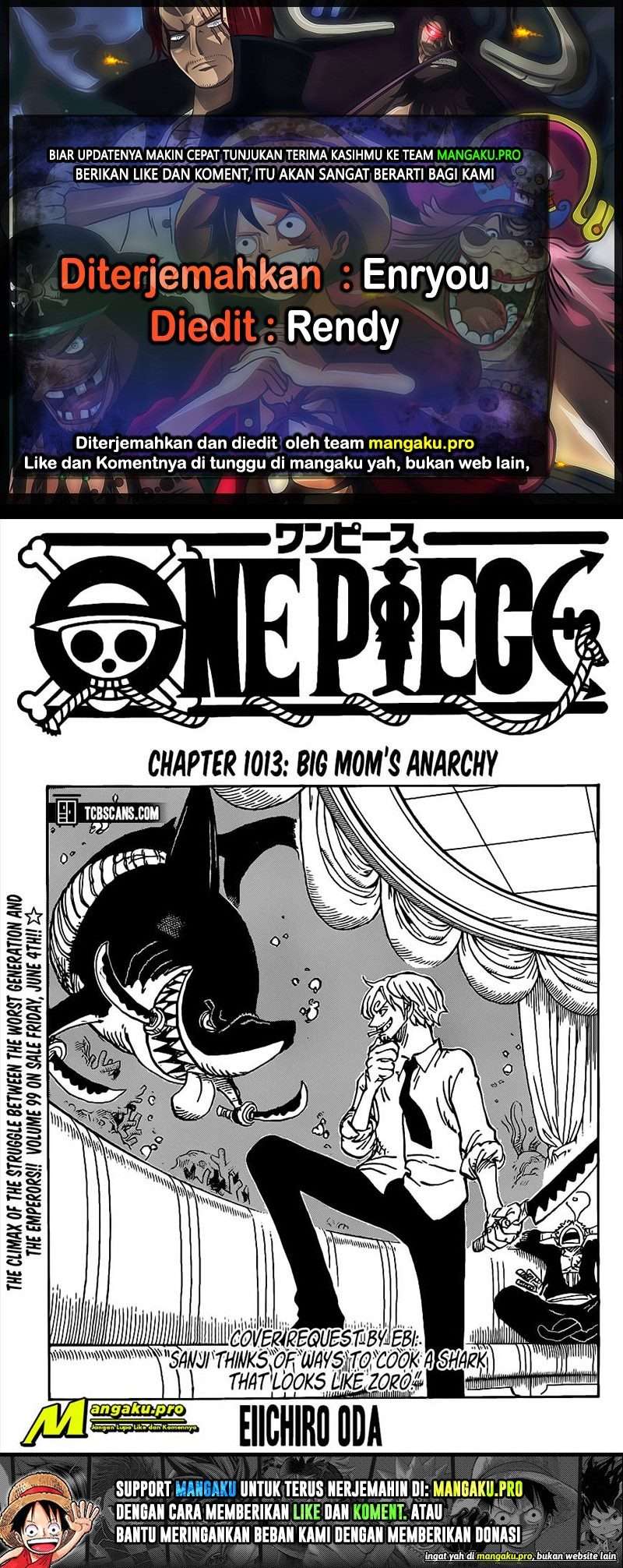 One Piece Chapter 1013 Hd Mangakyo