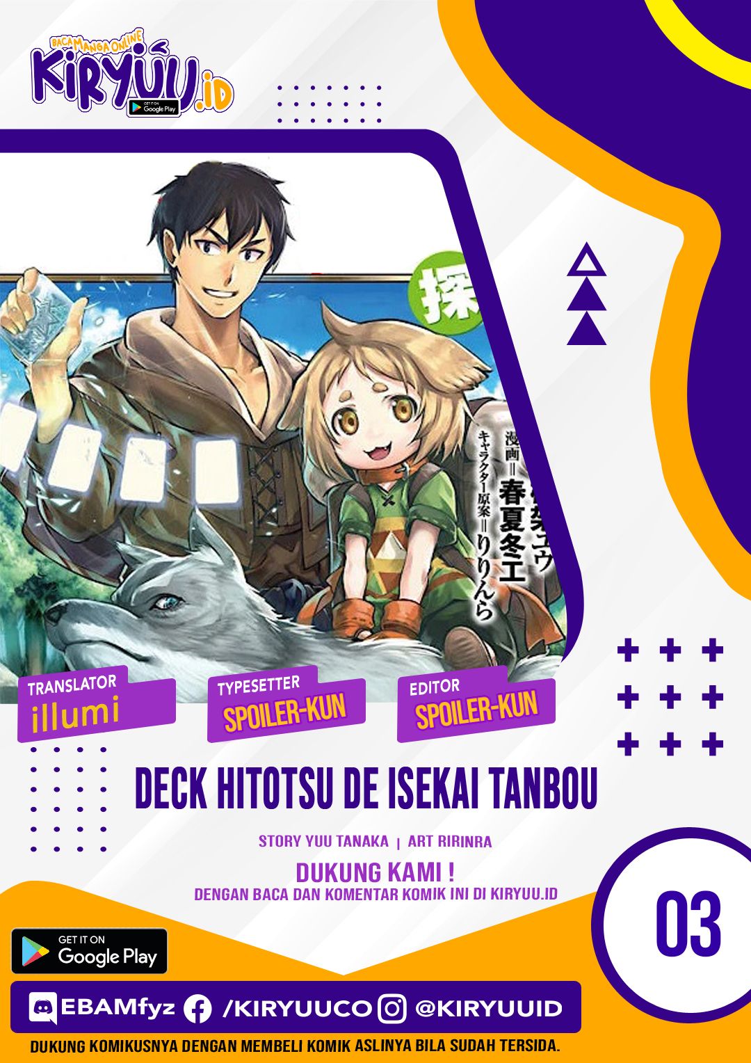 Deck Hitotsu de Isekai Tanbou Chapter 3