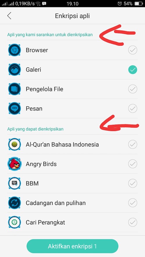 cara mengunci aplikasi di oppo