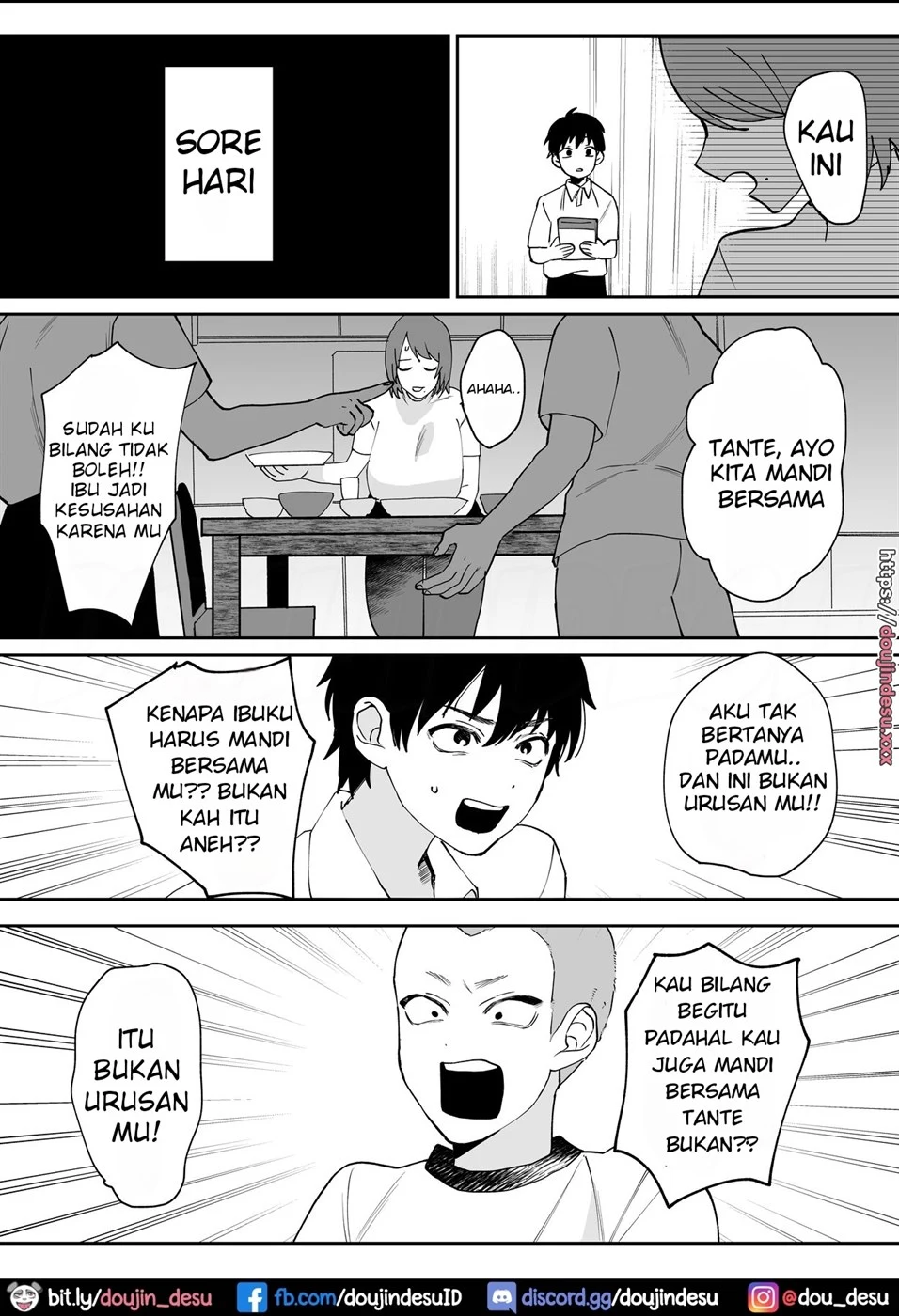 Kaa-san ga Tomodachi to Sex Shiteita Ken Chapter 01 - Bahasa Indonesia