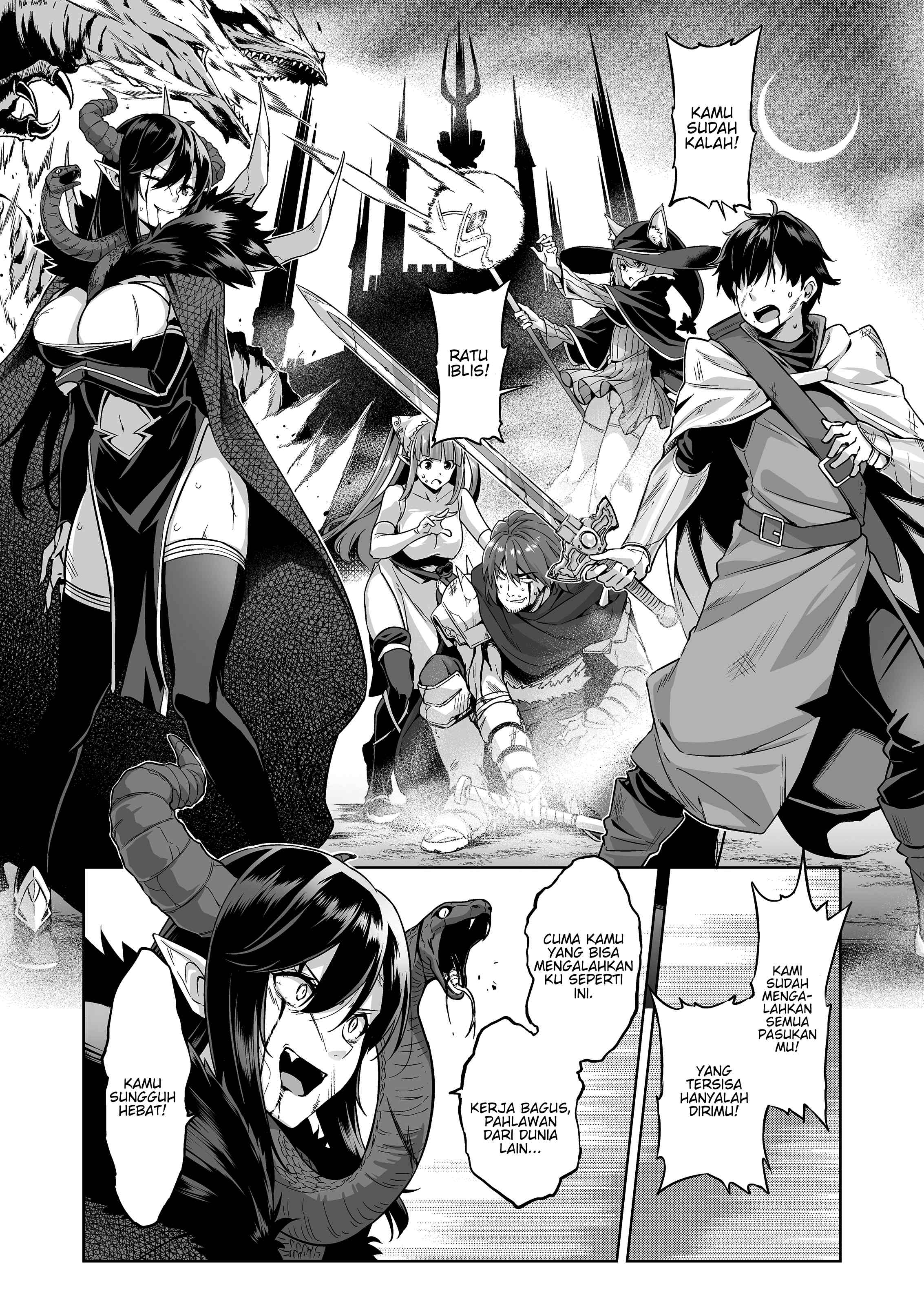 My Sex-Crazed Life With the Insatiable Demon Queen Chapter 01 - Bahasa  Indonesia