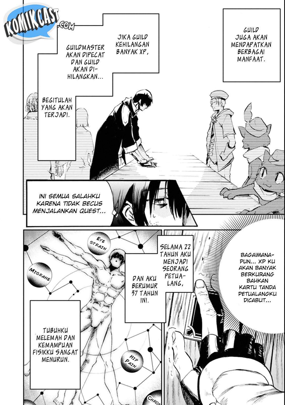Boukensha License o Hakudatsu Sareta Ossan Dakedo Manamusume ga Dekita no de Nonbiri Jinsei chapter 1.1 halaman 11