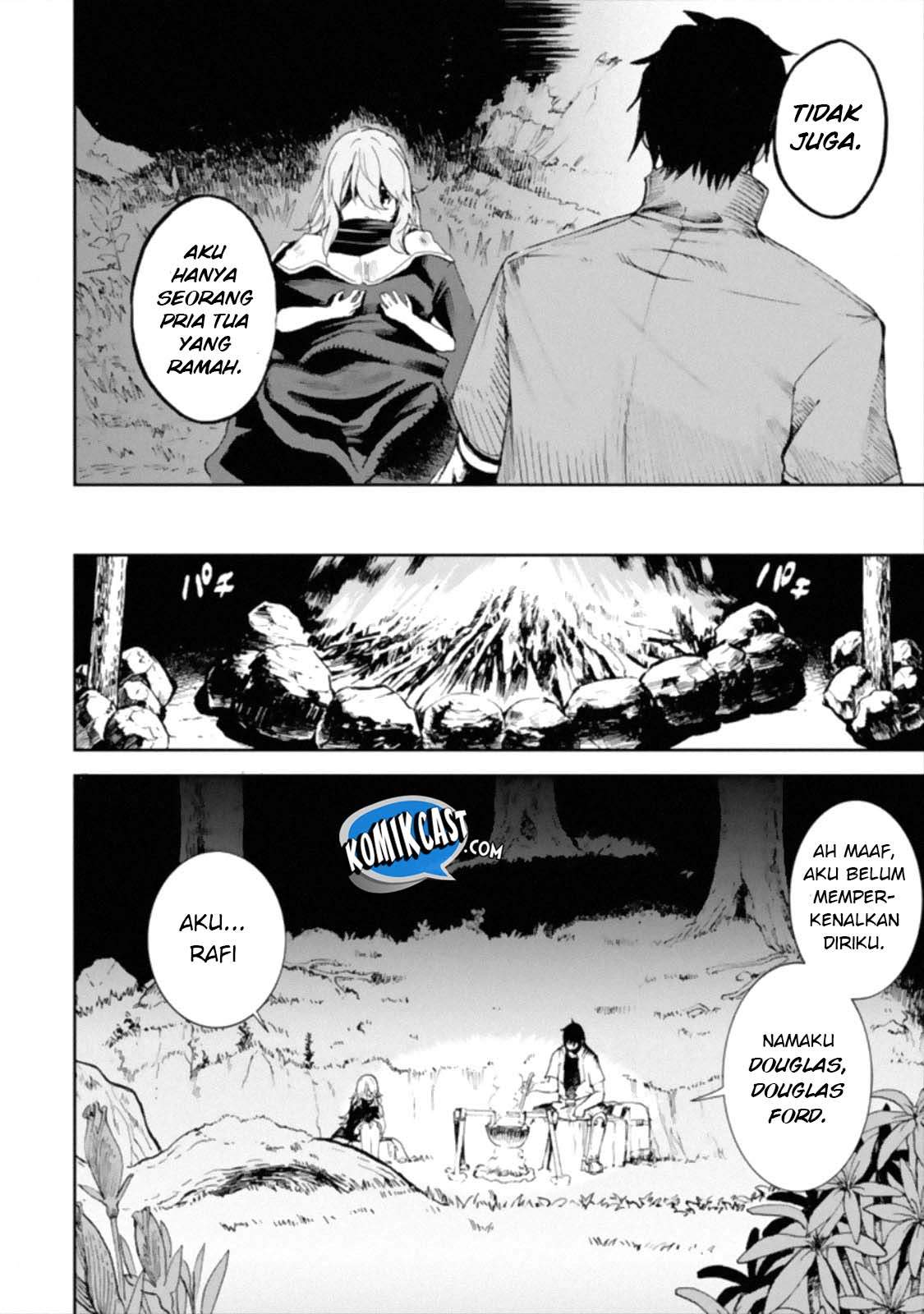Boukensha License o Hakudatsu Sareta Ossan Dakedo Manamusume ga Dekita no de Nonbiri Jinsei chapter 1.5 halaman 4