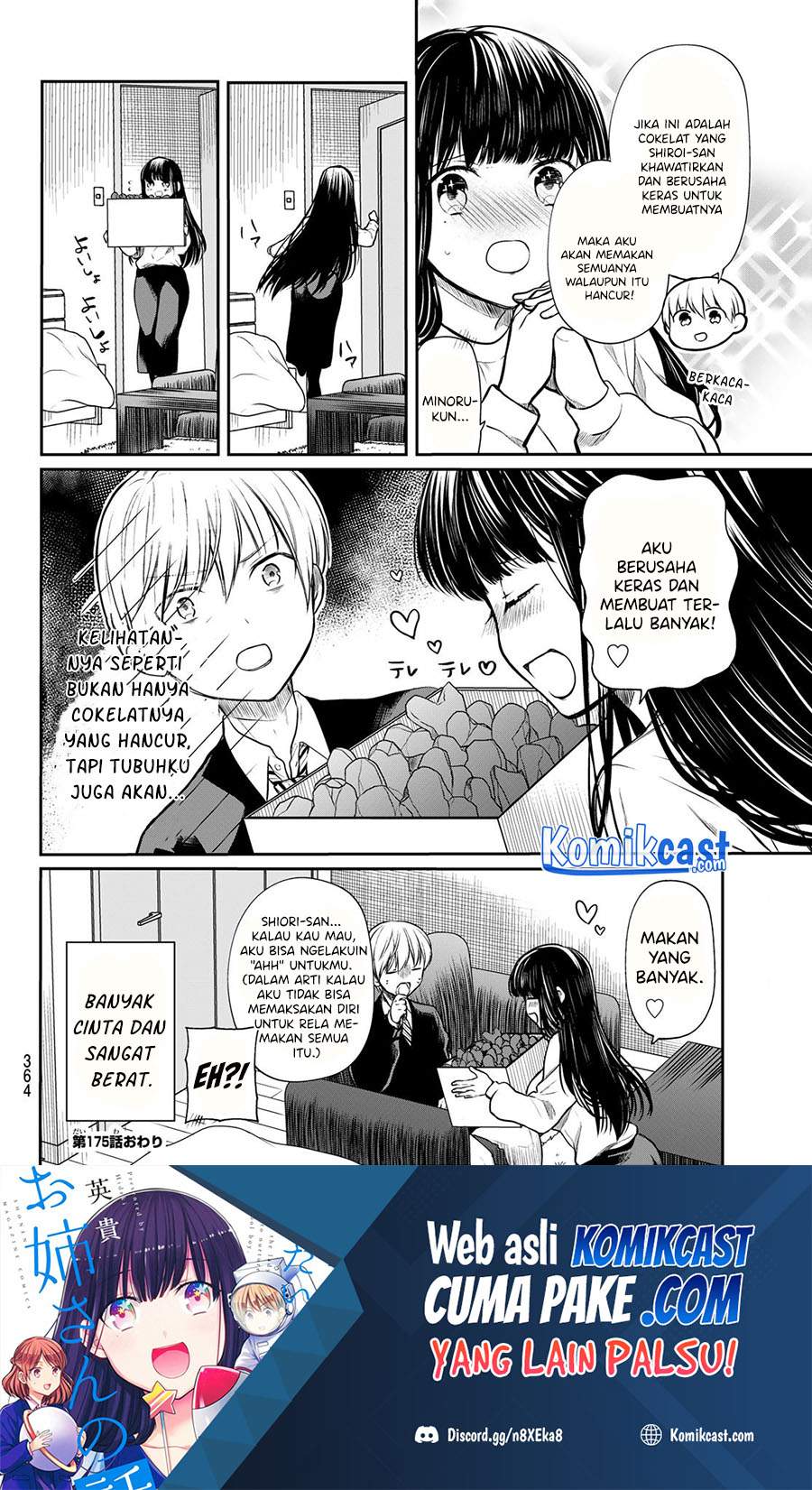 Danshi Koukousei wo Yashinaitai Onee-san no Hanashi chapter 175 halaman 5