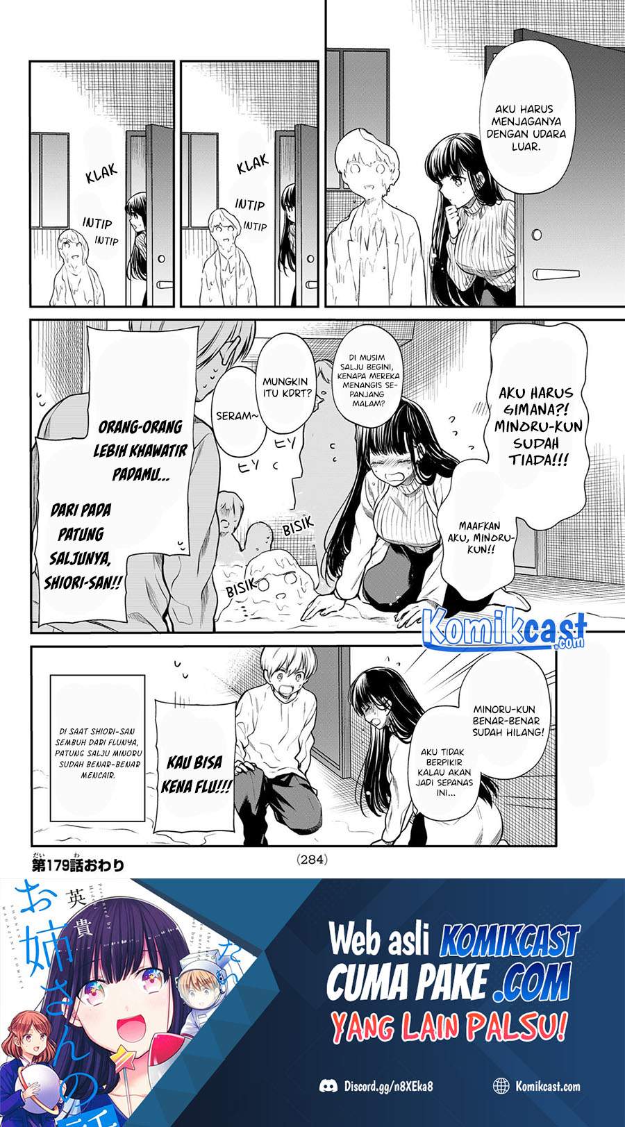 Danshi Koukousei wo Yashinaitai Onee-san no Hanashi chapter 179 halaman 5