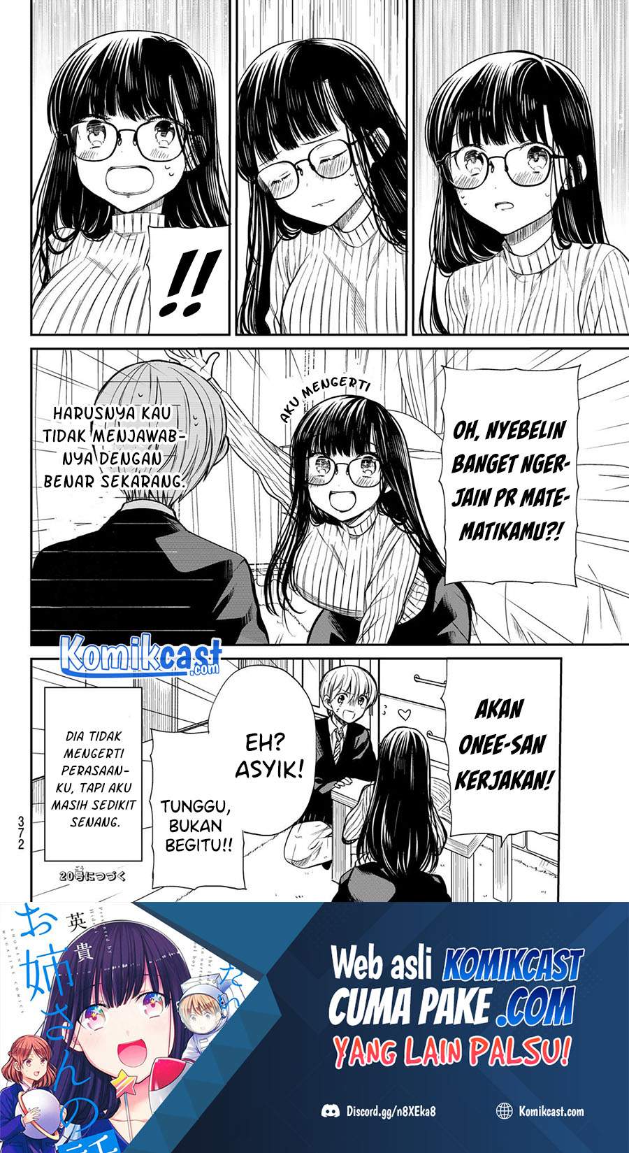 Danshi Koukousei wo Yashinaitai Onee-san no Hanashi chapter 190 halaman 5