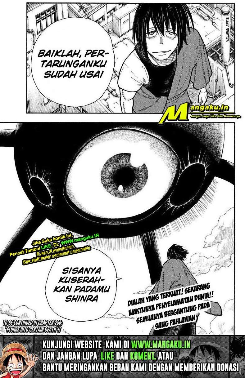 Enen no Shouboutai chapter 285 halaman 18
