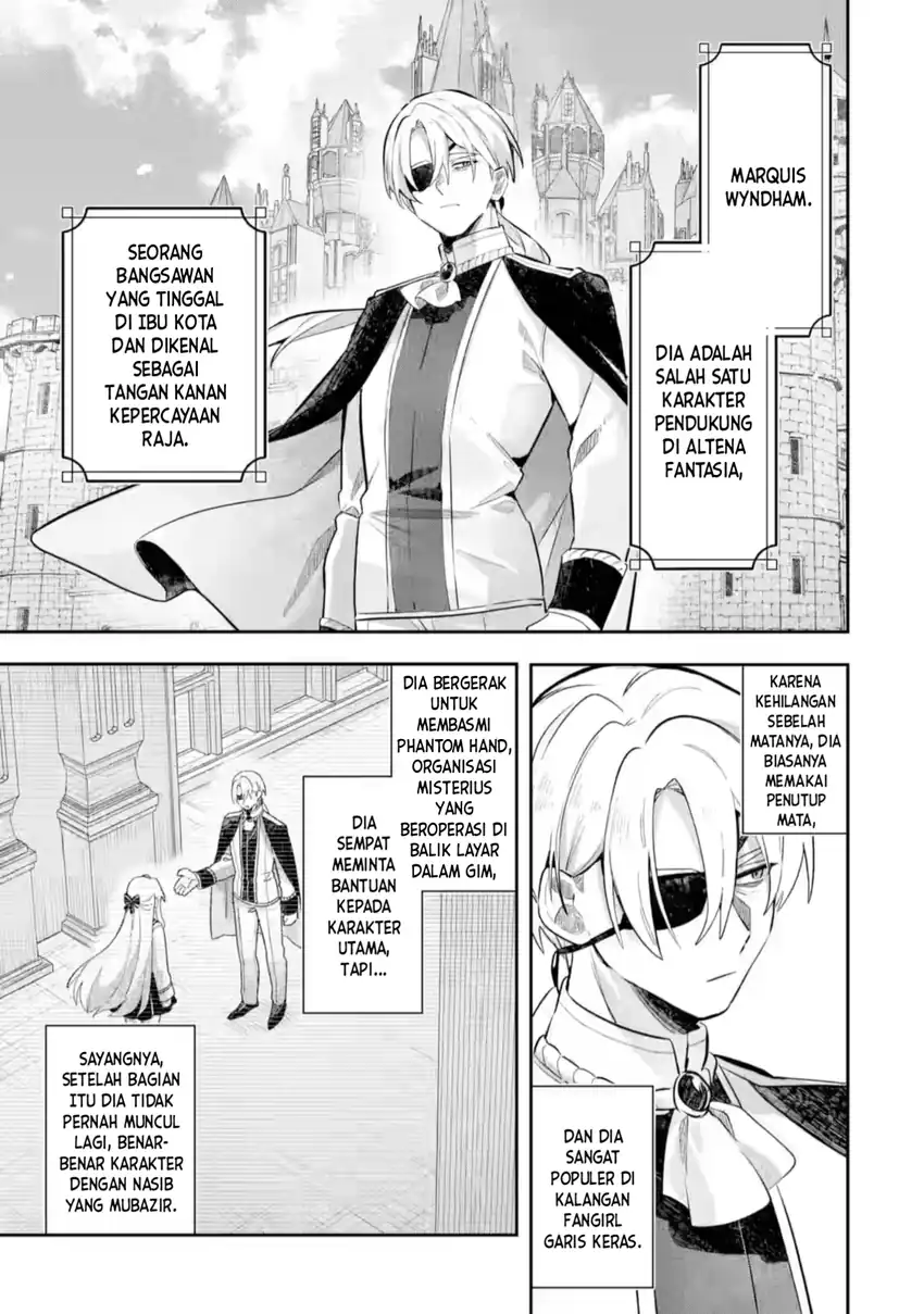 Game Sekai no mobu akuyaku ni tensei shita node Last bos wo mezashite mita chapter 5.1 halaman 6