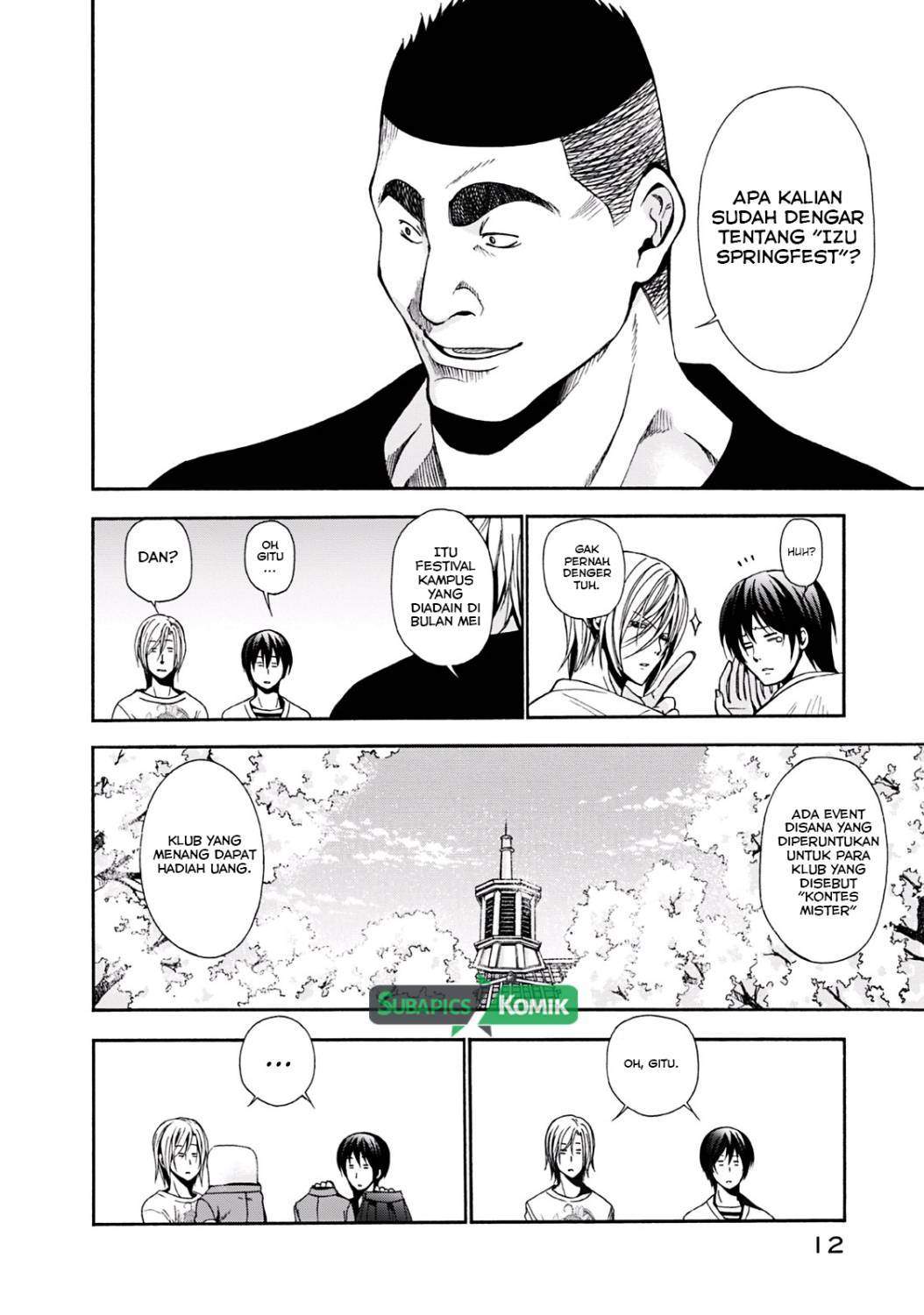 Grand Blue chapter 5 halaman 12