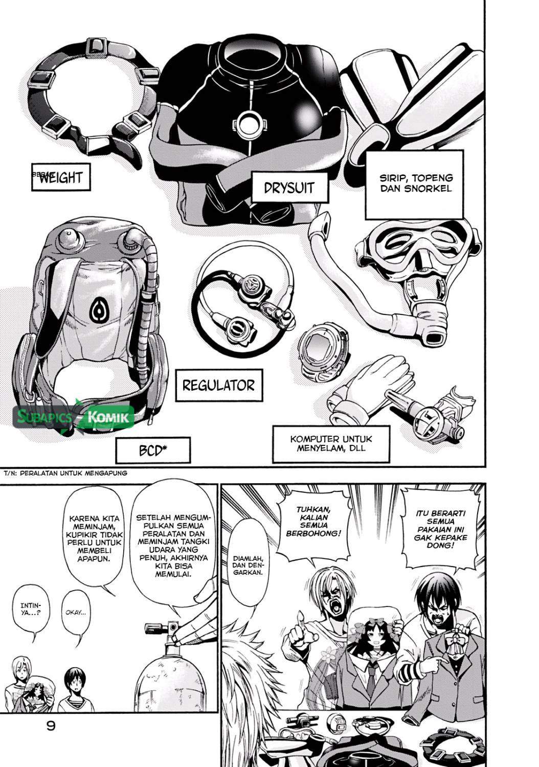 Grand Blue chapter 5 halaman 9
