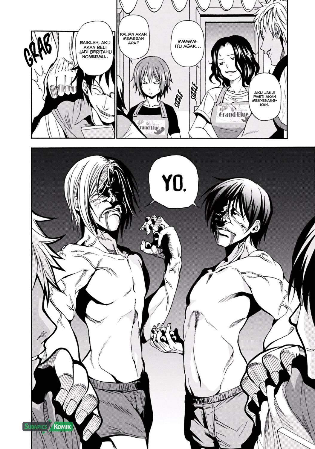 Grand Blue chapter 7 halaman 21