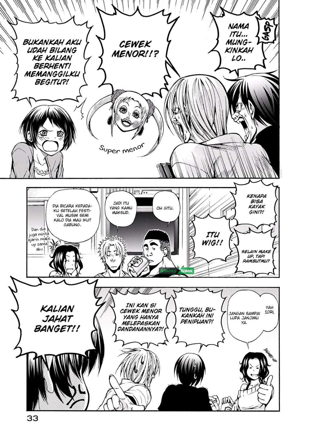 Grand Blue chapter 9 halaman 34
