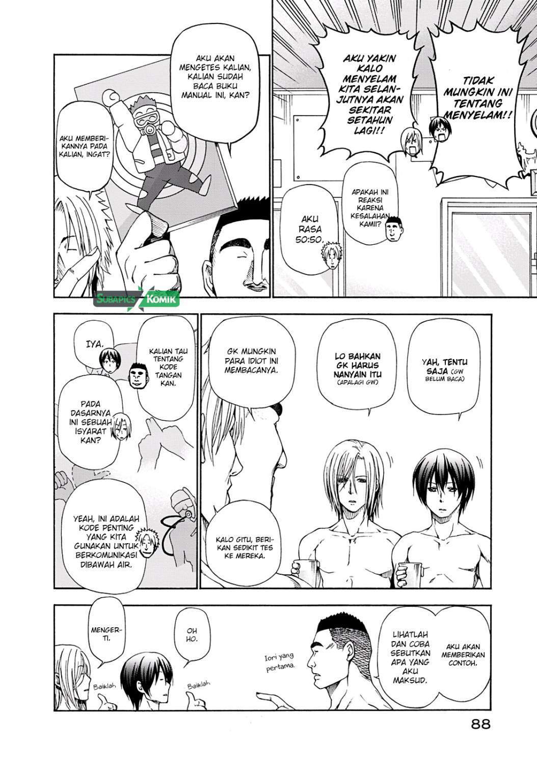 Grand Blue chapter 11 halaman 14