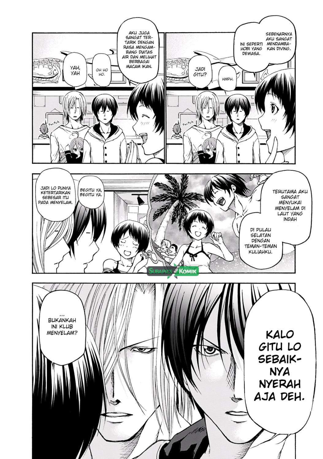 Grand Blue chapter 11 halaman 4