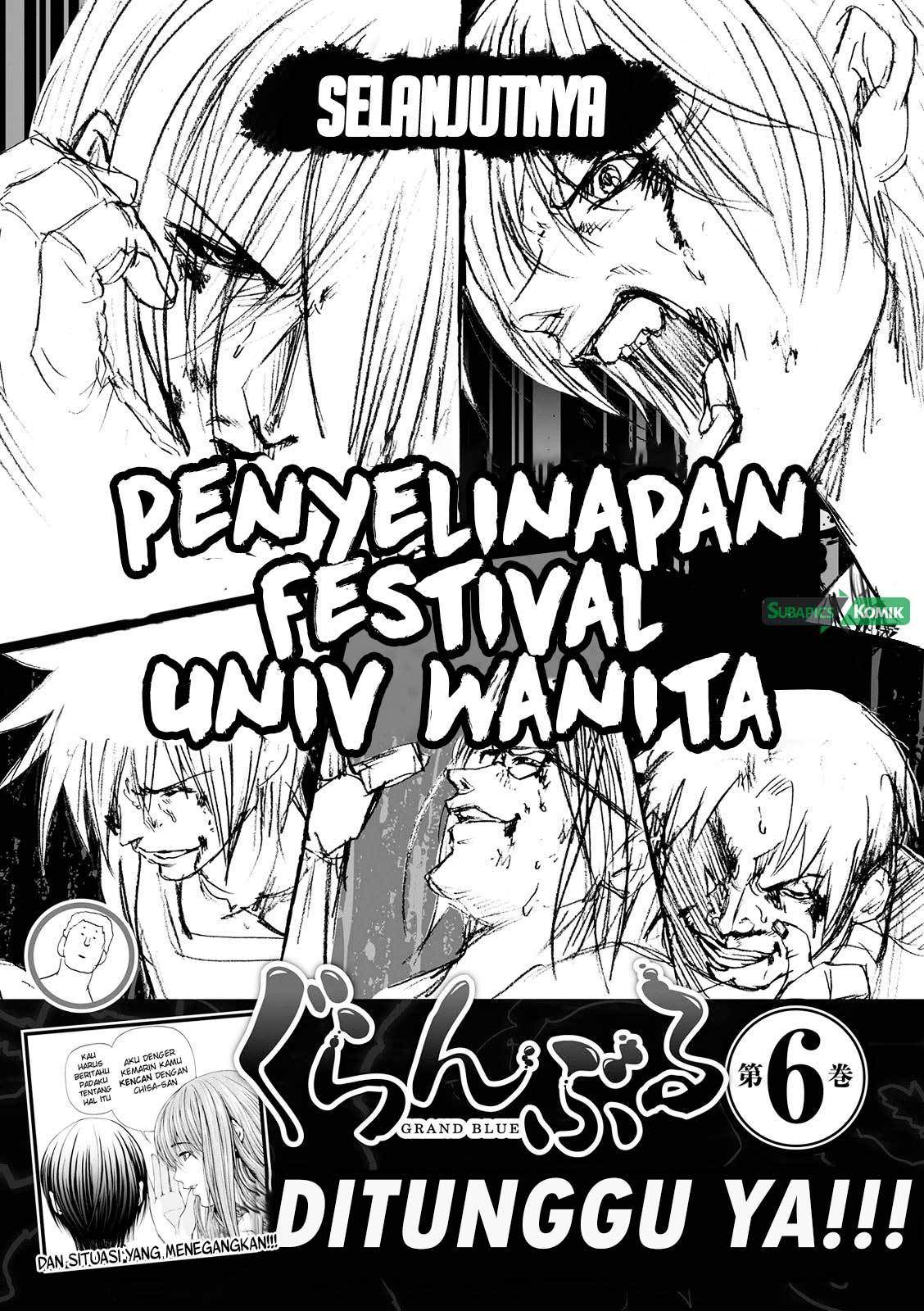 Grand Blue chapter 21.5 halaman 37