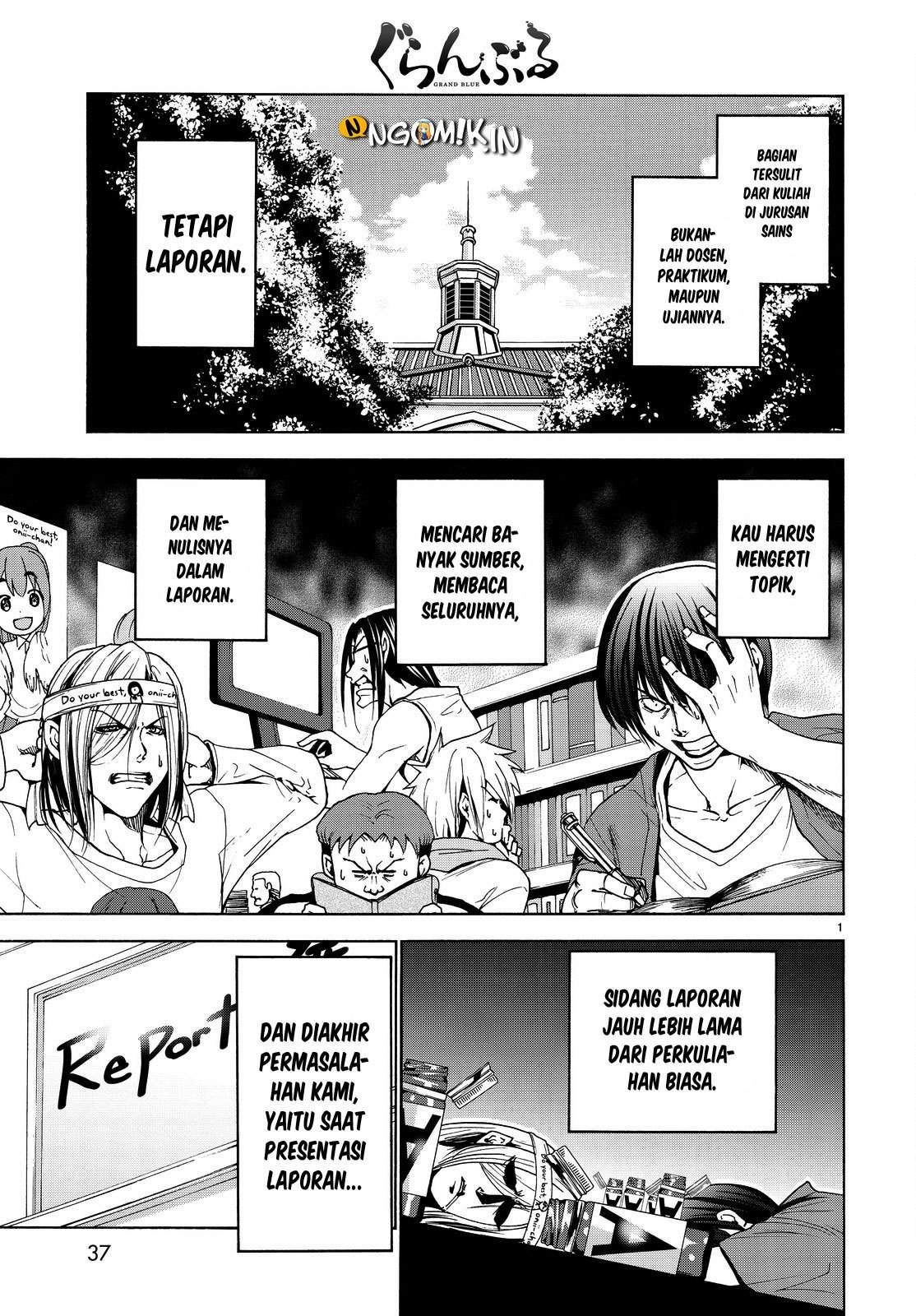 Grand Blue chapter 31 halaman 4