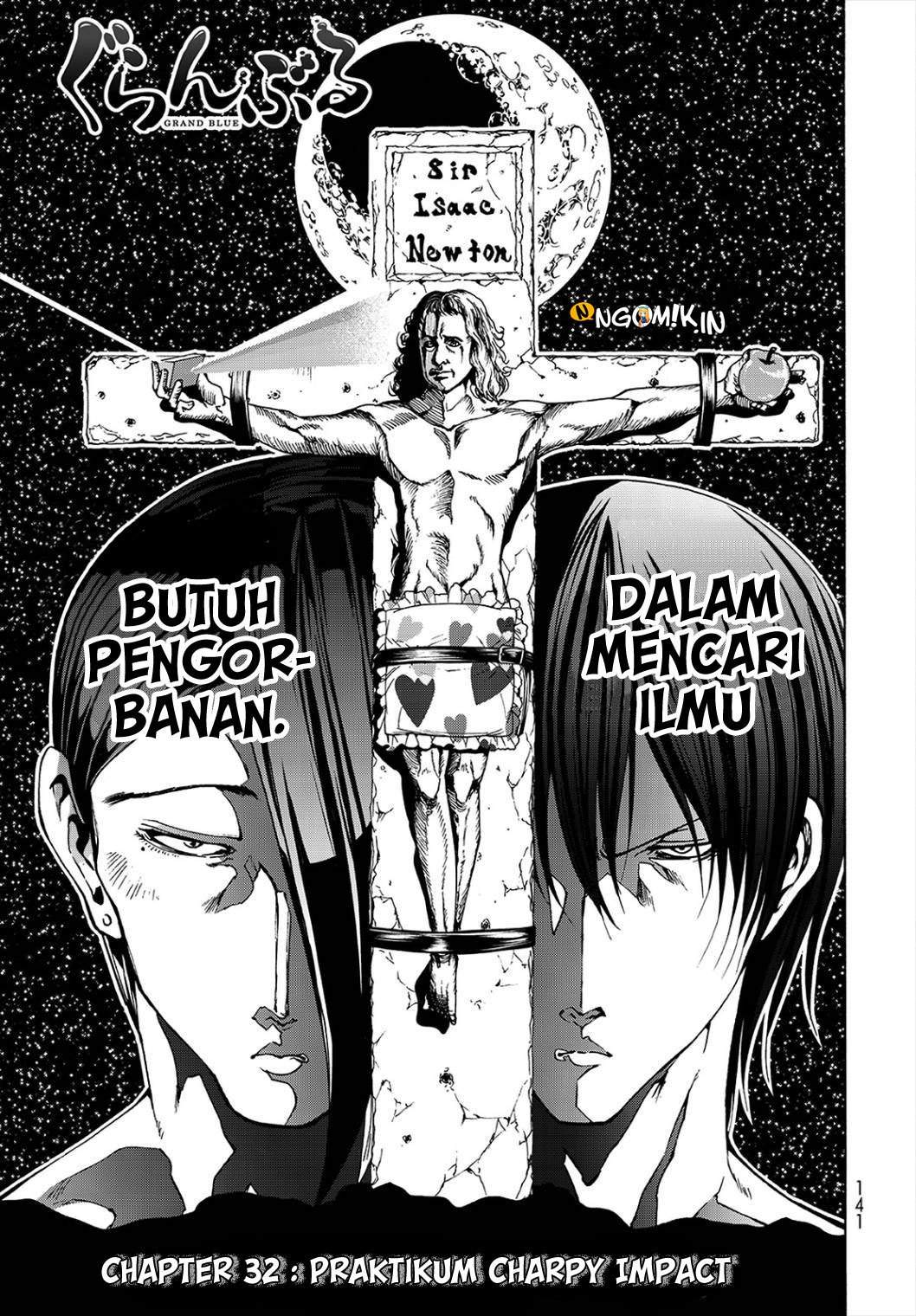 Grand Blue chapter 32 halaman 4