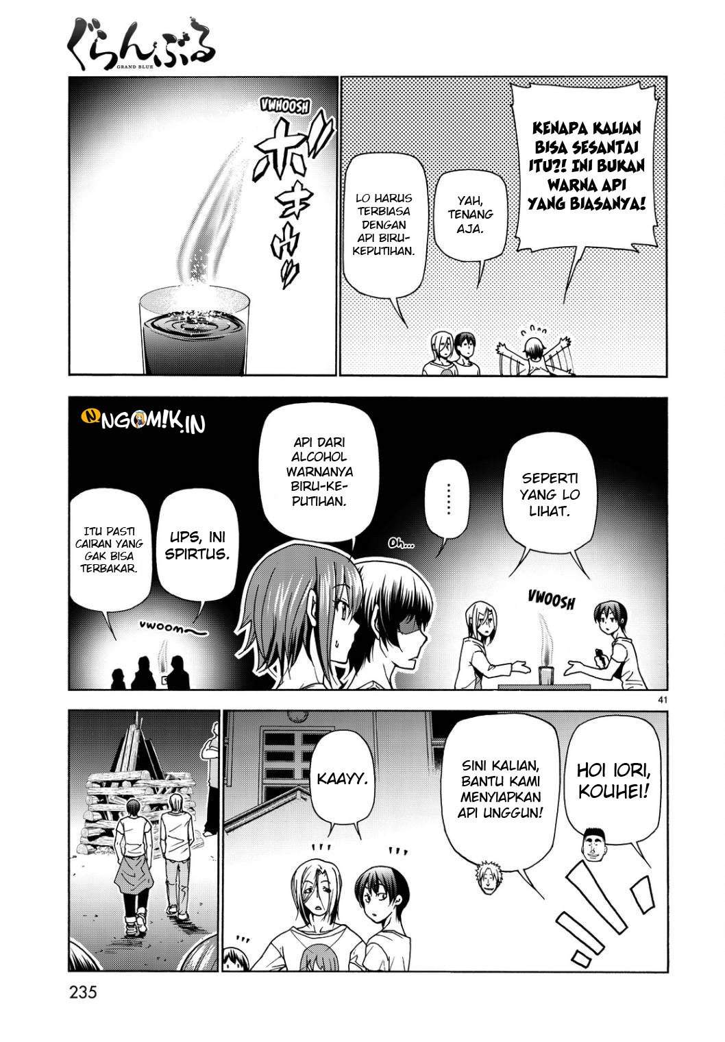 Grand Blue chapter 33 halaman 44