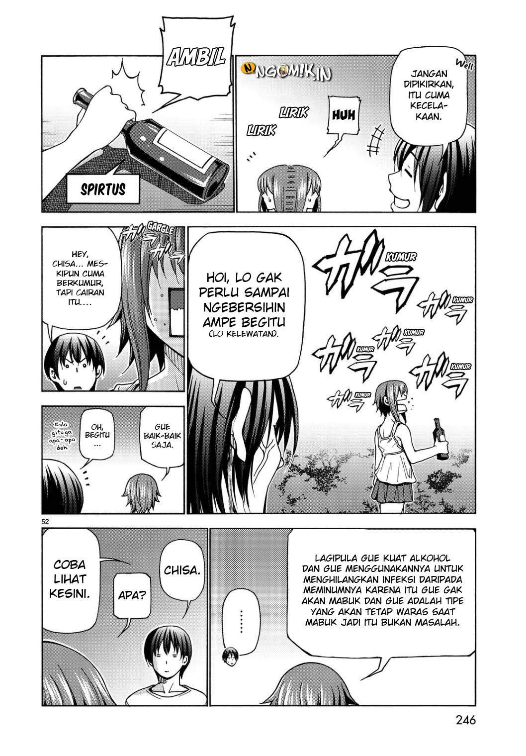 Grand Blue chapter 33 halaman 54