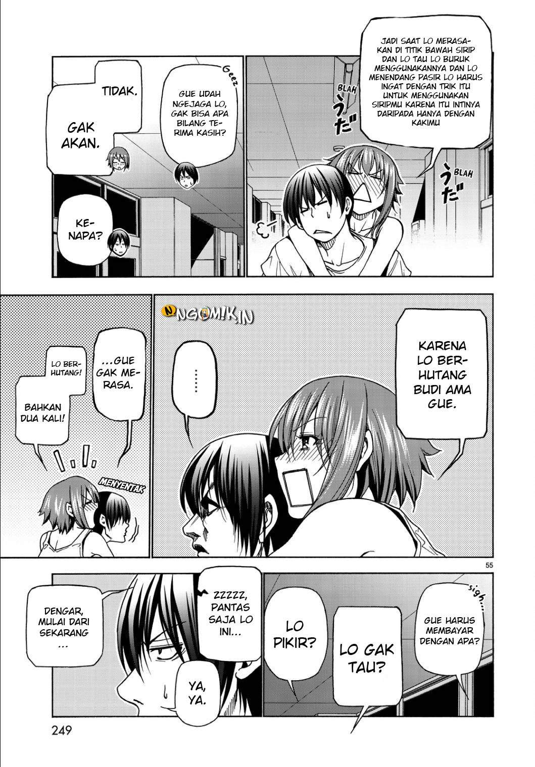 Grand Blue chapter 33 halaman 57