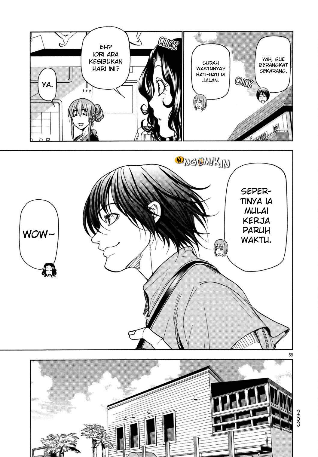 Grand Blue chapter 33 halaman 61