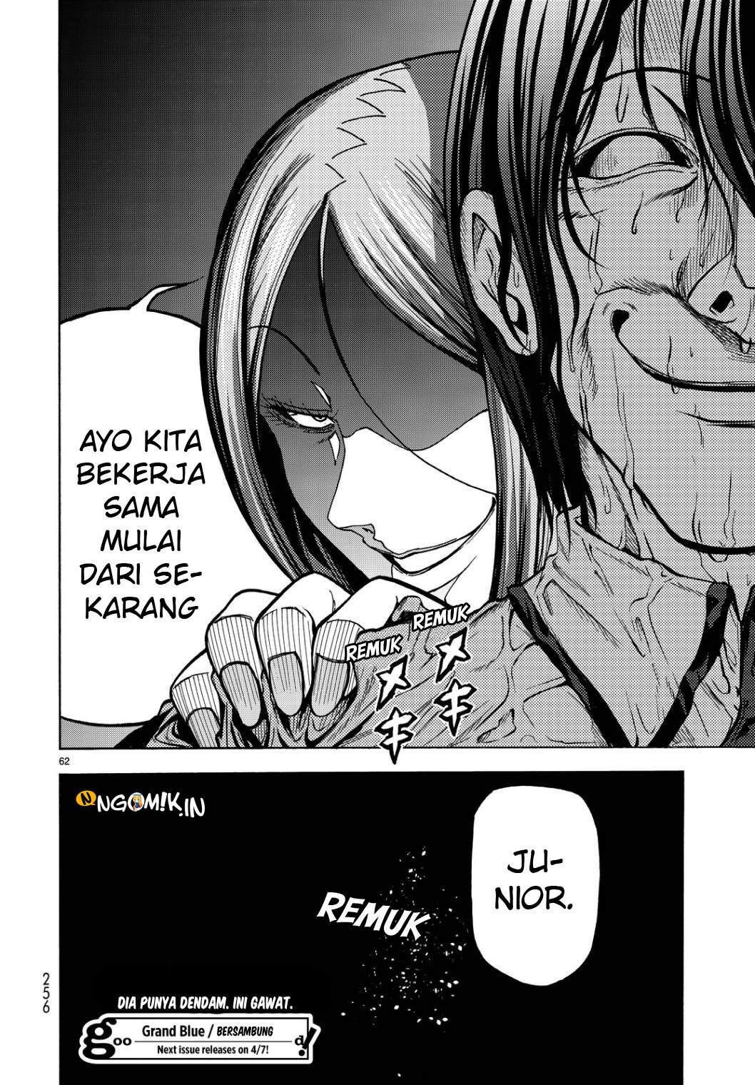 Grand Blue chapter 33 halaman 64