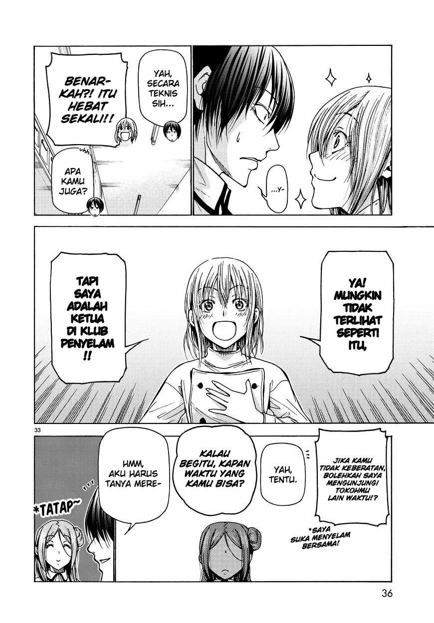 Grand Blue chapter 34 halaman 35
