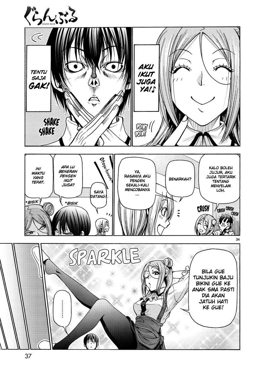 Grand Blue chapter 34 halaman 36