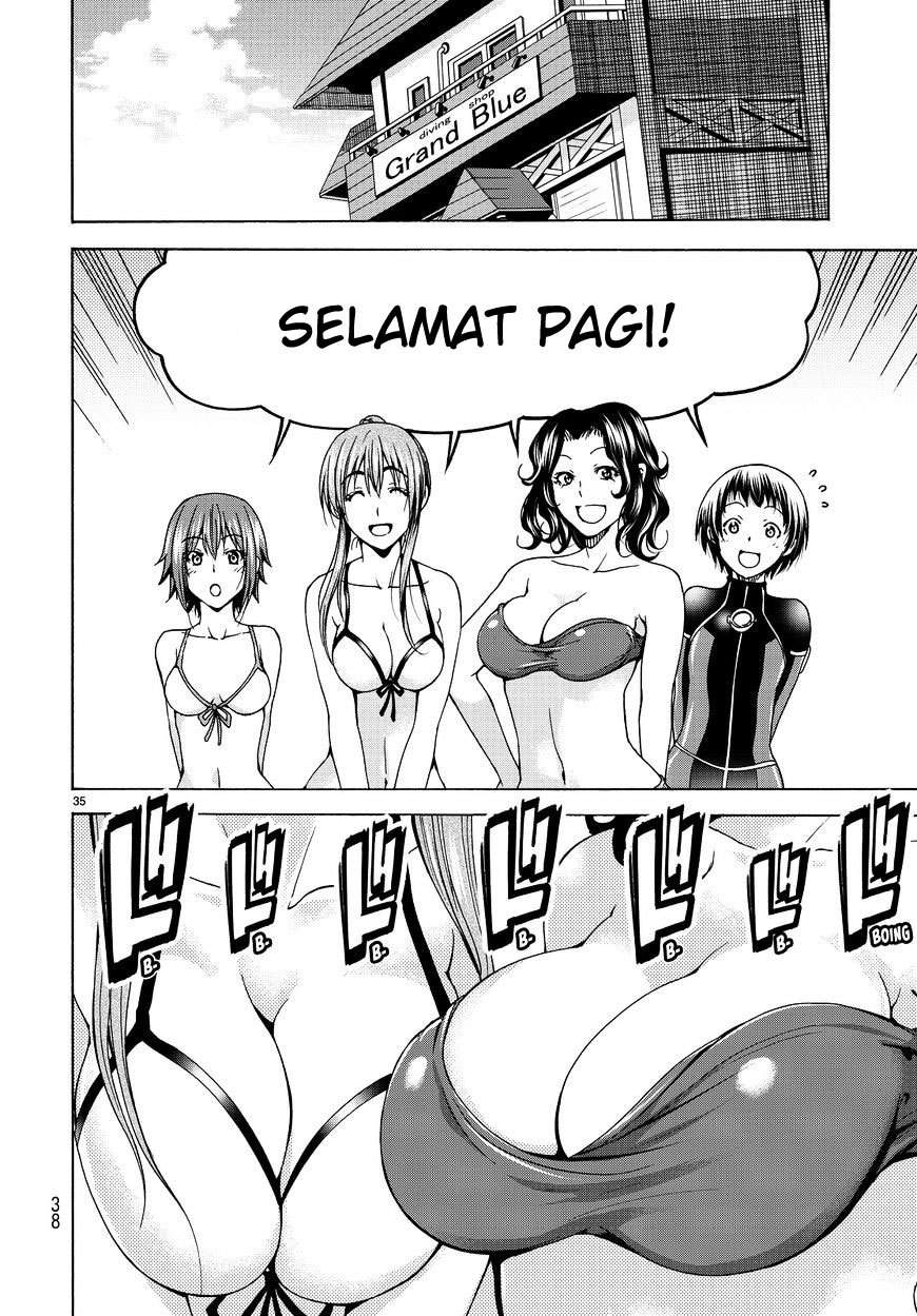 Grand Blue chapter 34 halaman 37