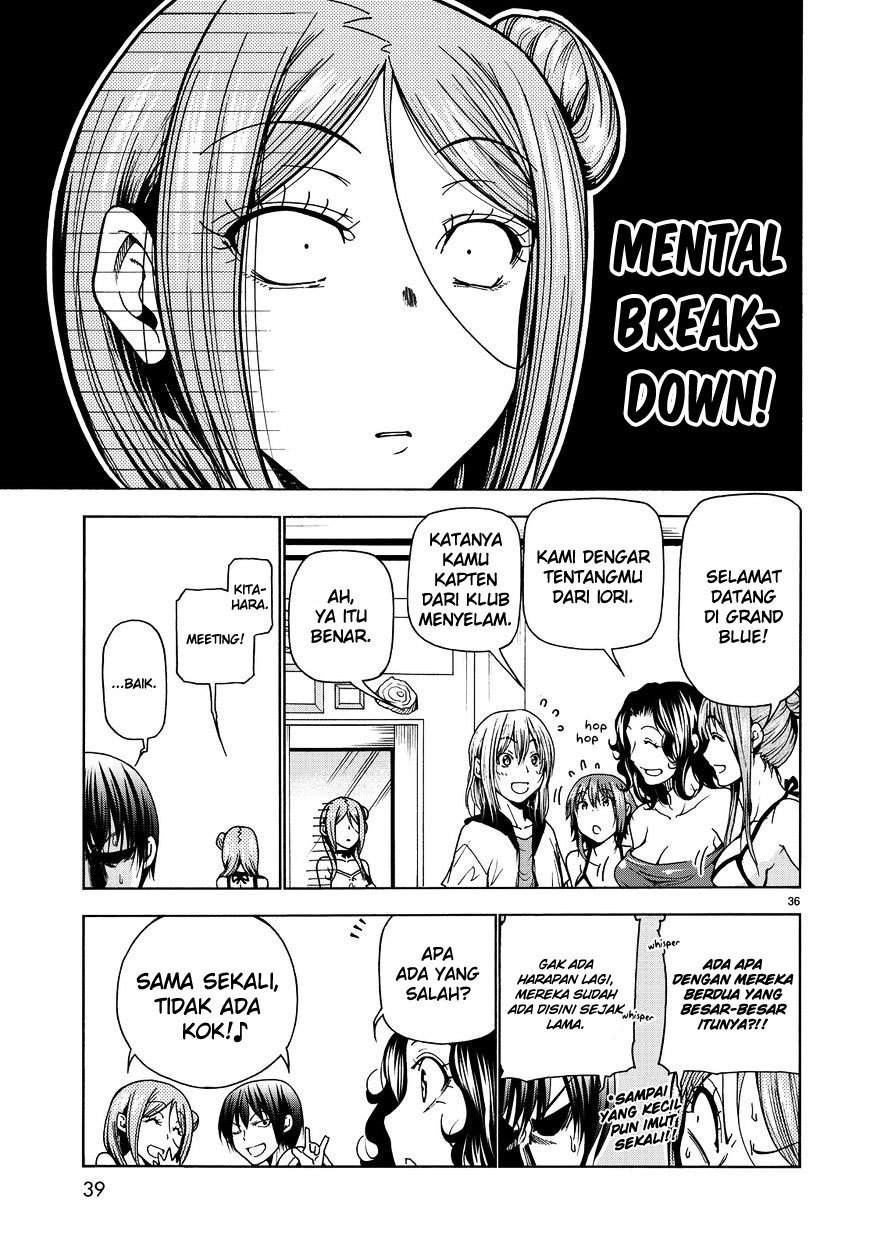 Grand Blue chapter 34 halaman 38