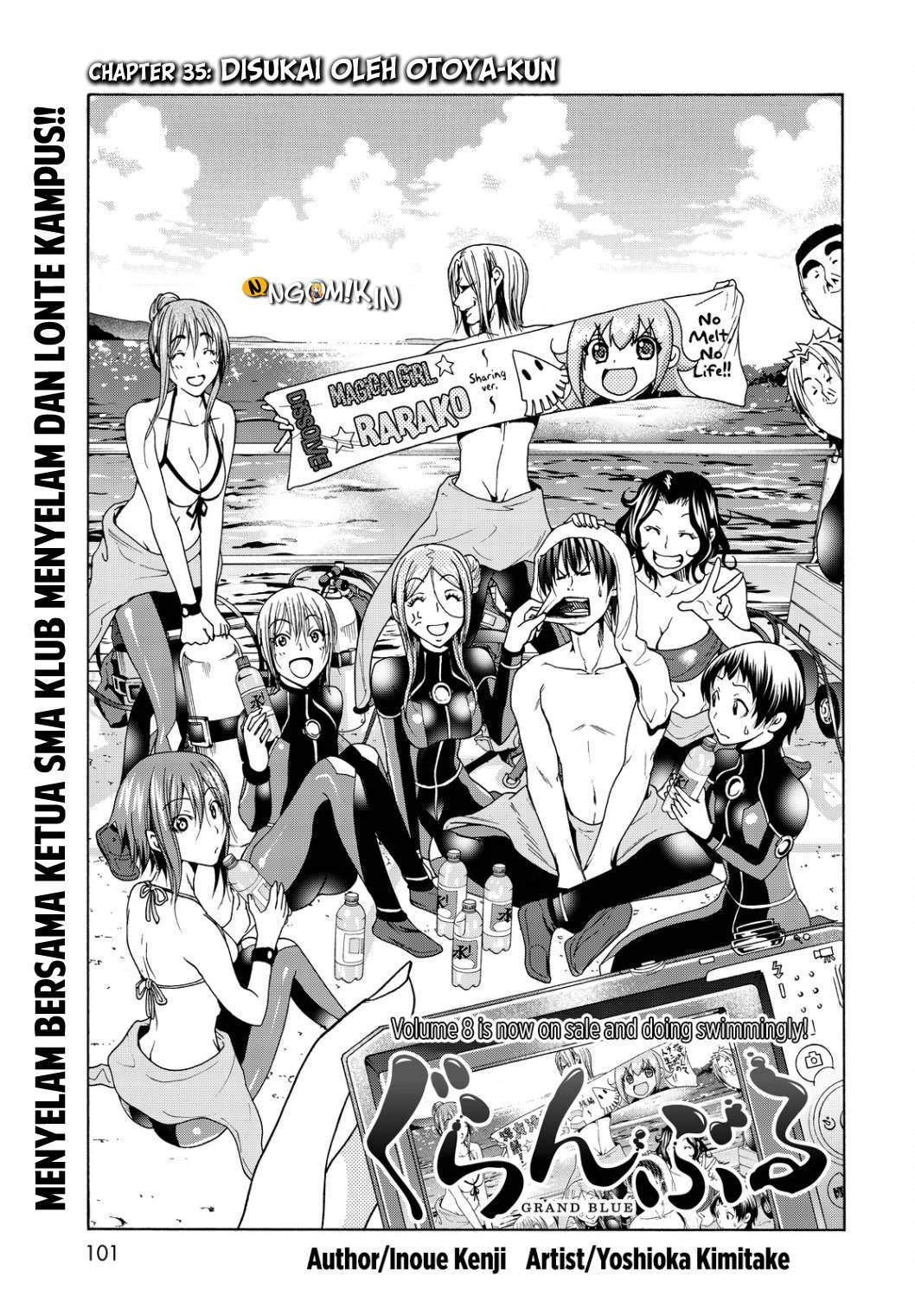 Grand Blue chapter 35 halaman 7