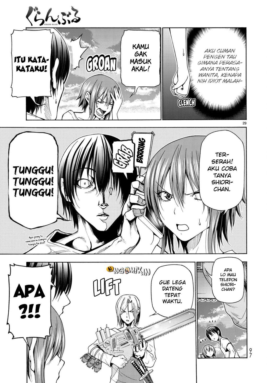 Grand Blue chapter 36 halaman 34