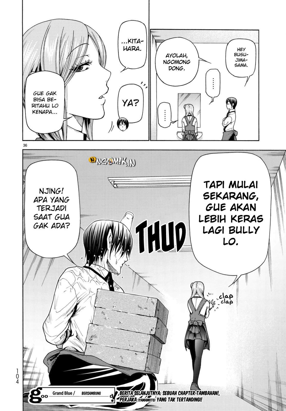 Grand Blue chapter 36 halaman 41