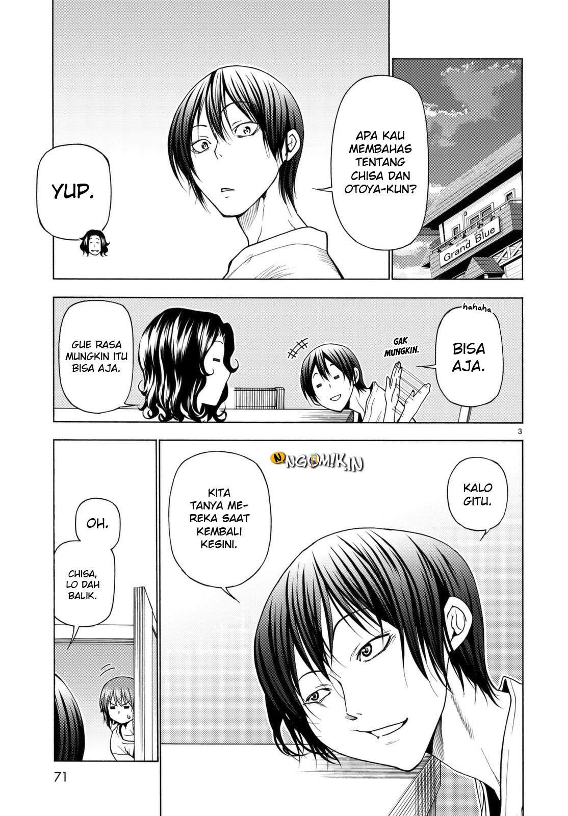 Grand Blue chapter 36 halaman 8