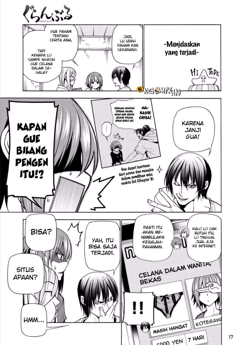 Grand Blue chapter 39 halaman 18