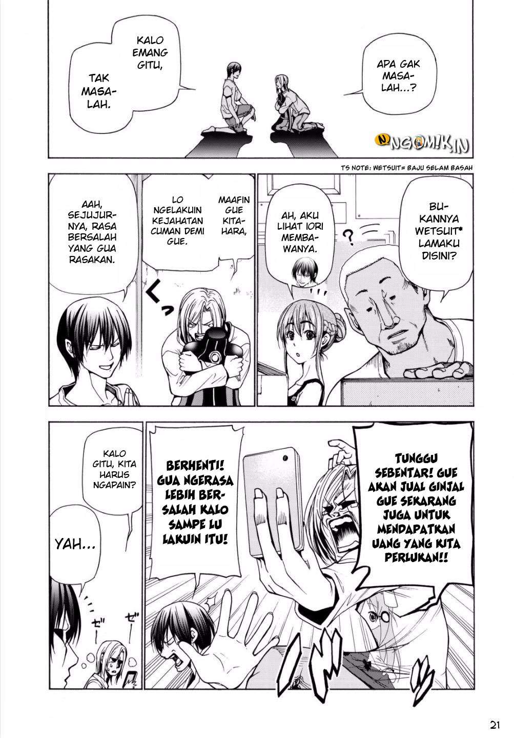 Grand Blue chapter 39 halaman 22