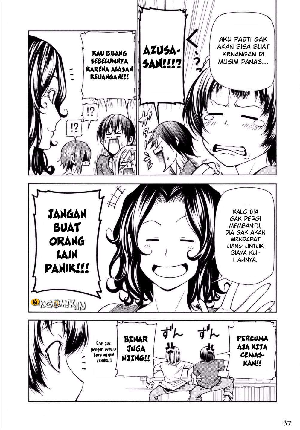 Grand Blue chapter 39 halaman 37