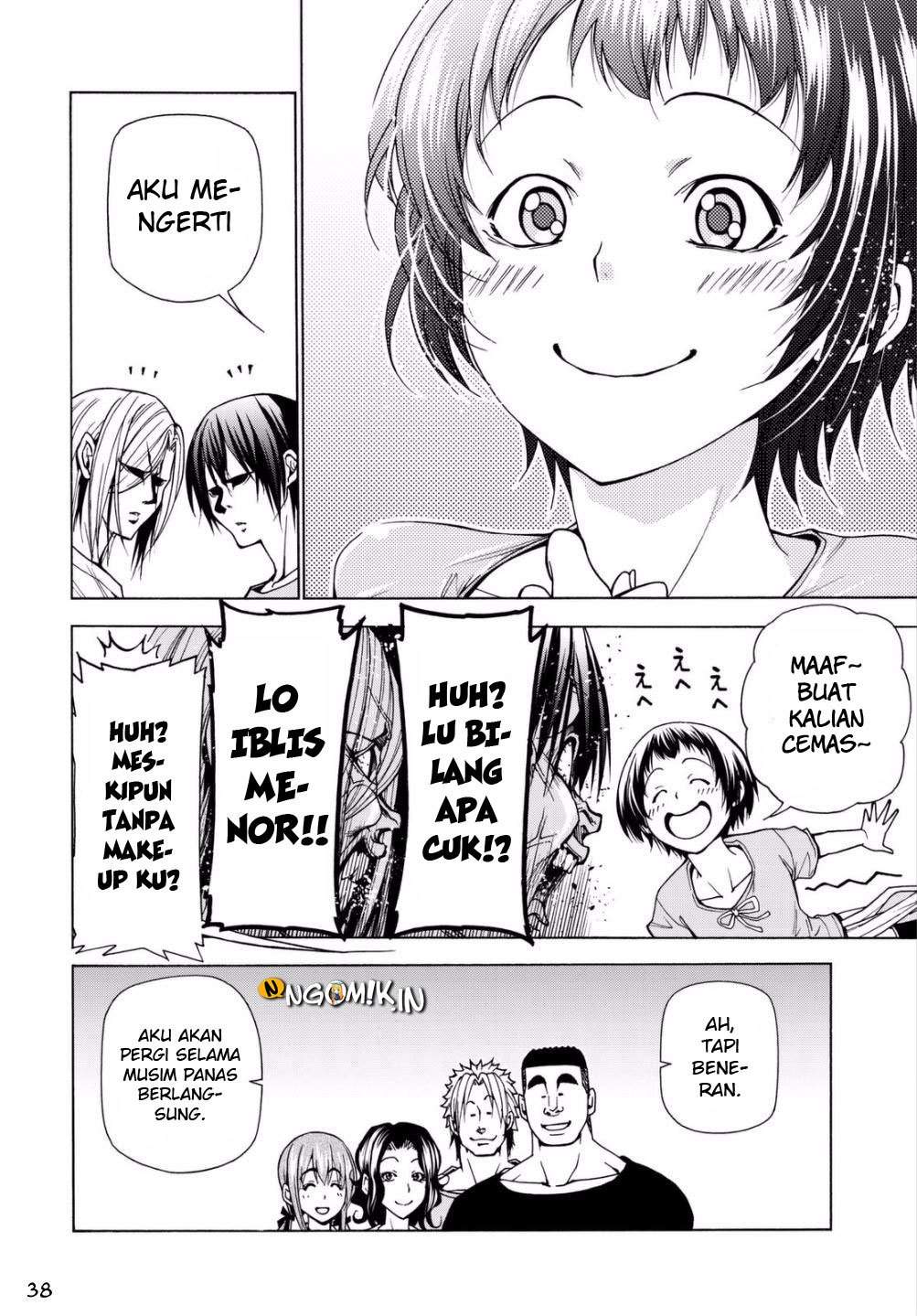 Grand Blue chapter 39 halaman 38