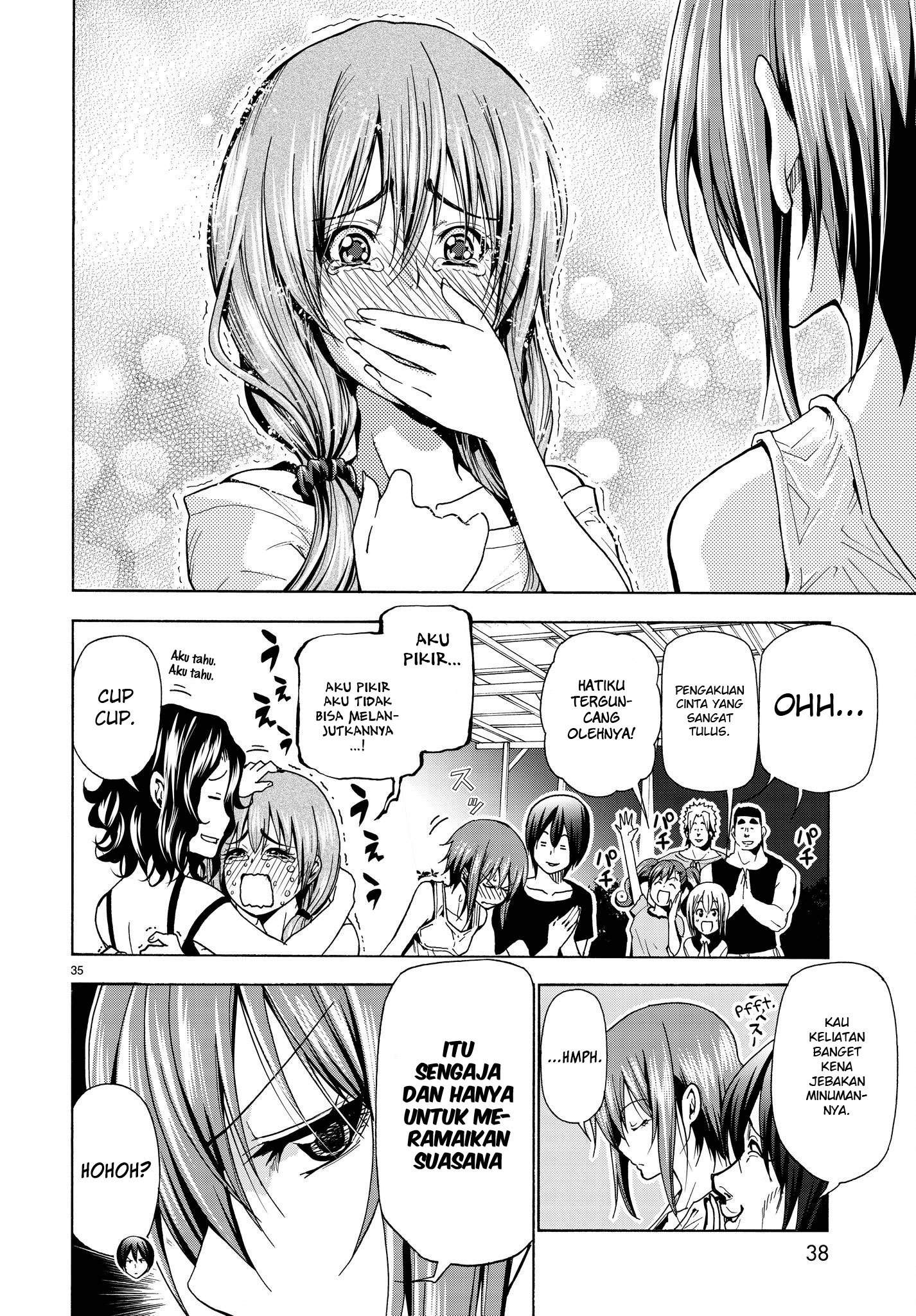 Grand Blue chapter 42 halaman 37