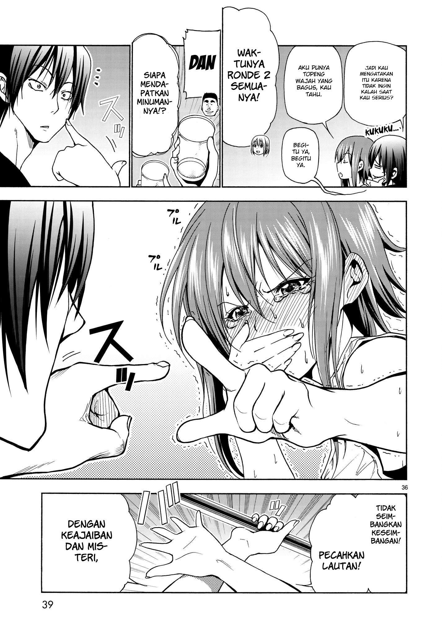 Grand Blue chapter 42 halaman 38