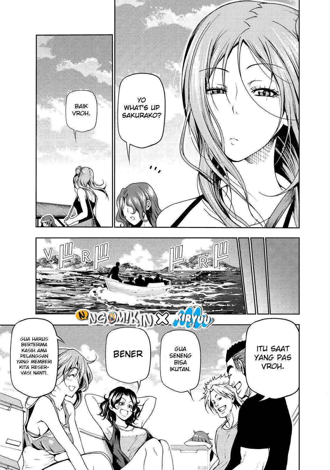 Grand Blue chapter 43 halaman 35