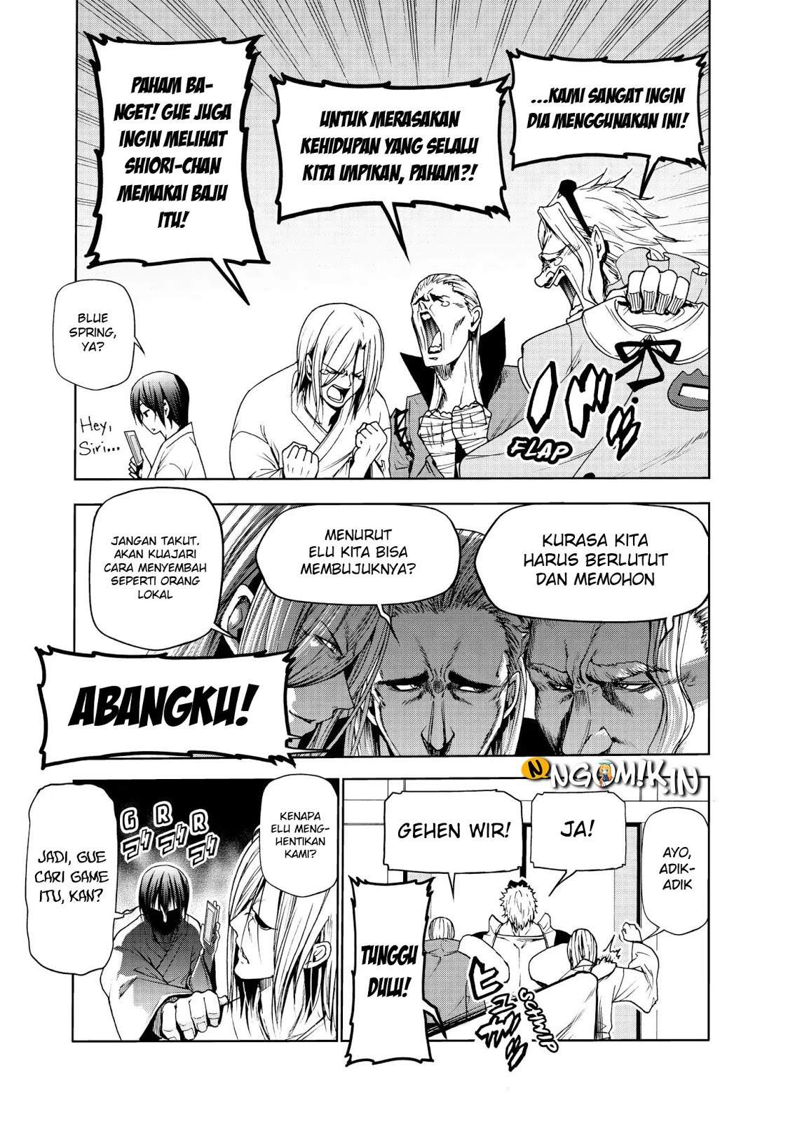 Grand Blue chapter 49 halaman 15