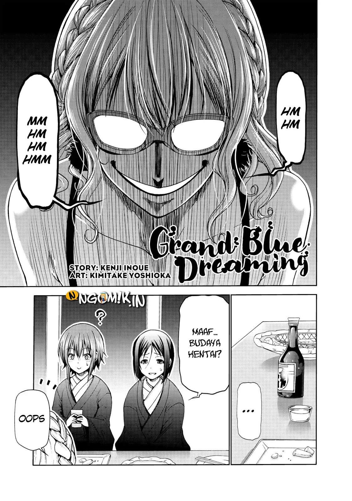 Grand Blue chapter 49 halaman 4
