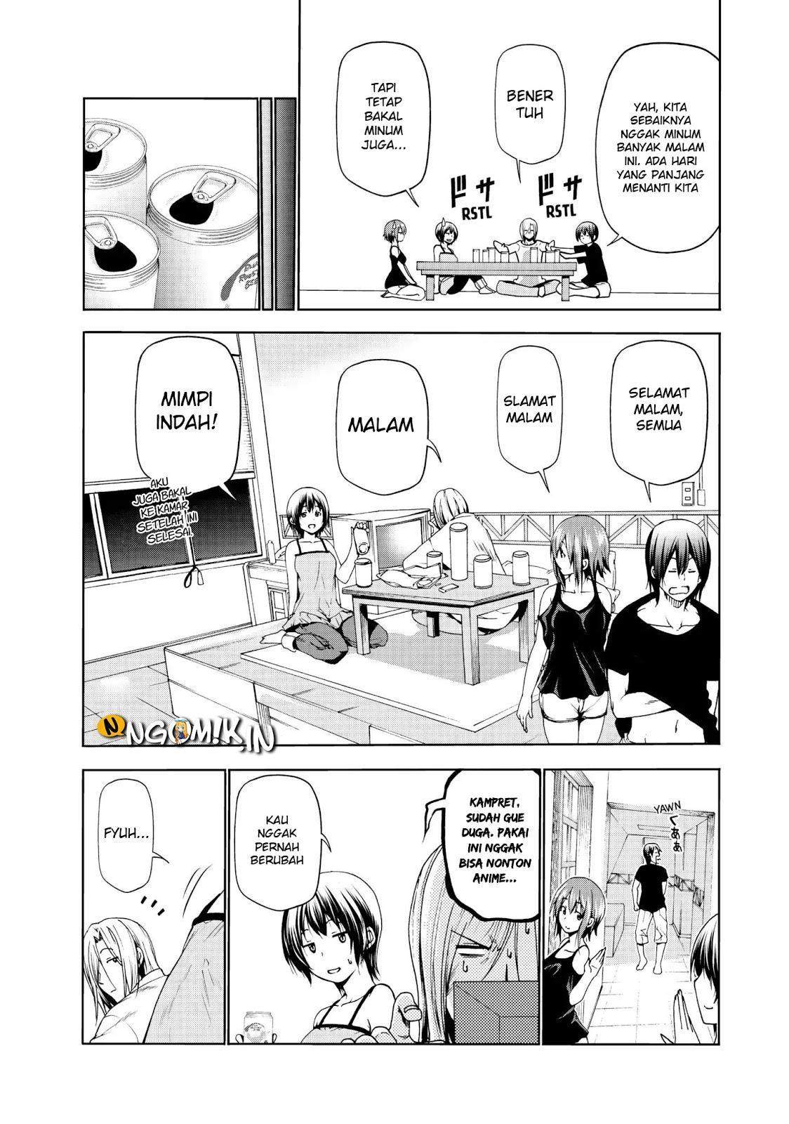 Grand Blue chapter 51 halaman 36