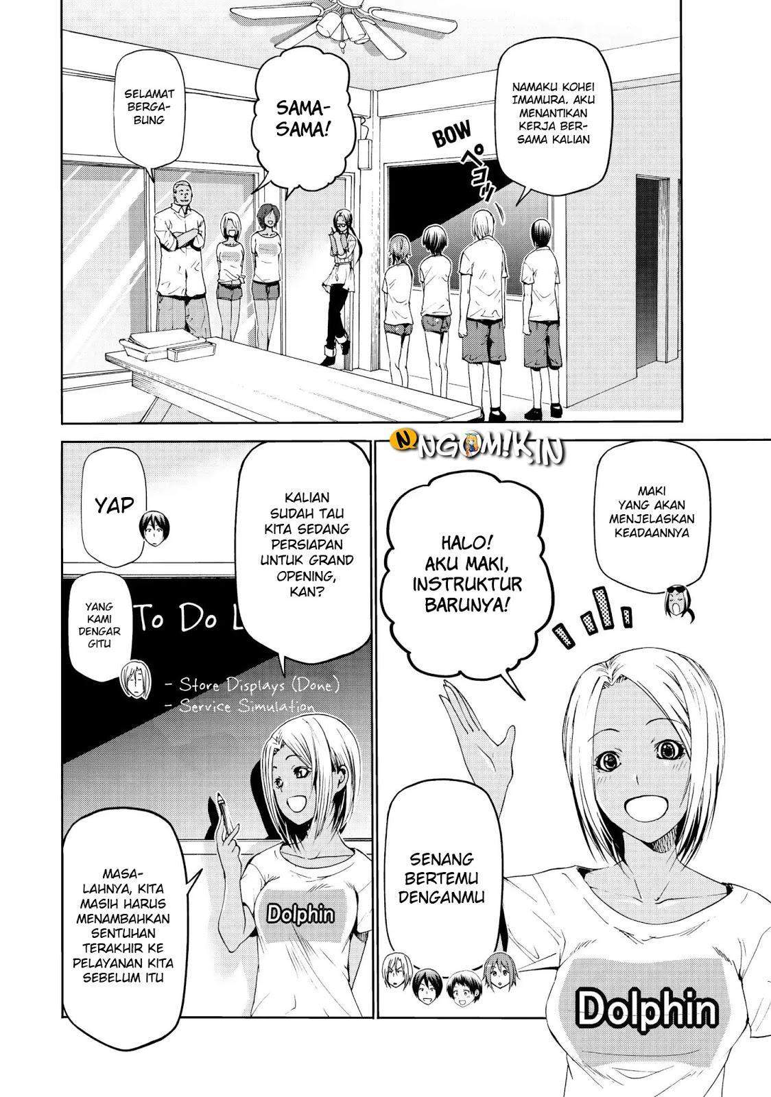 Grand Blue chapter 51 halaman 4