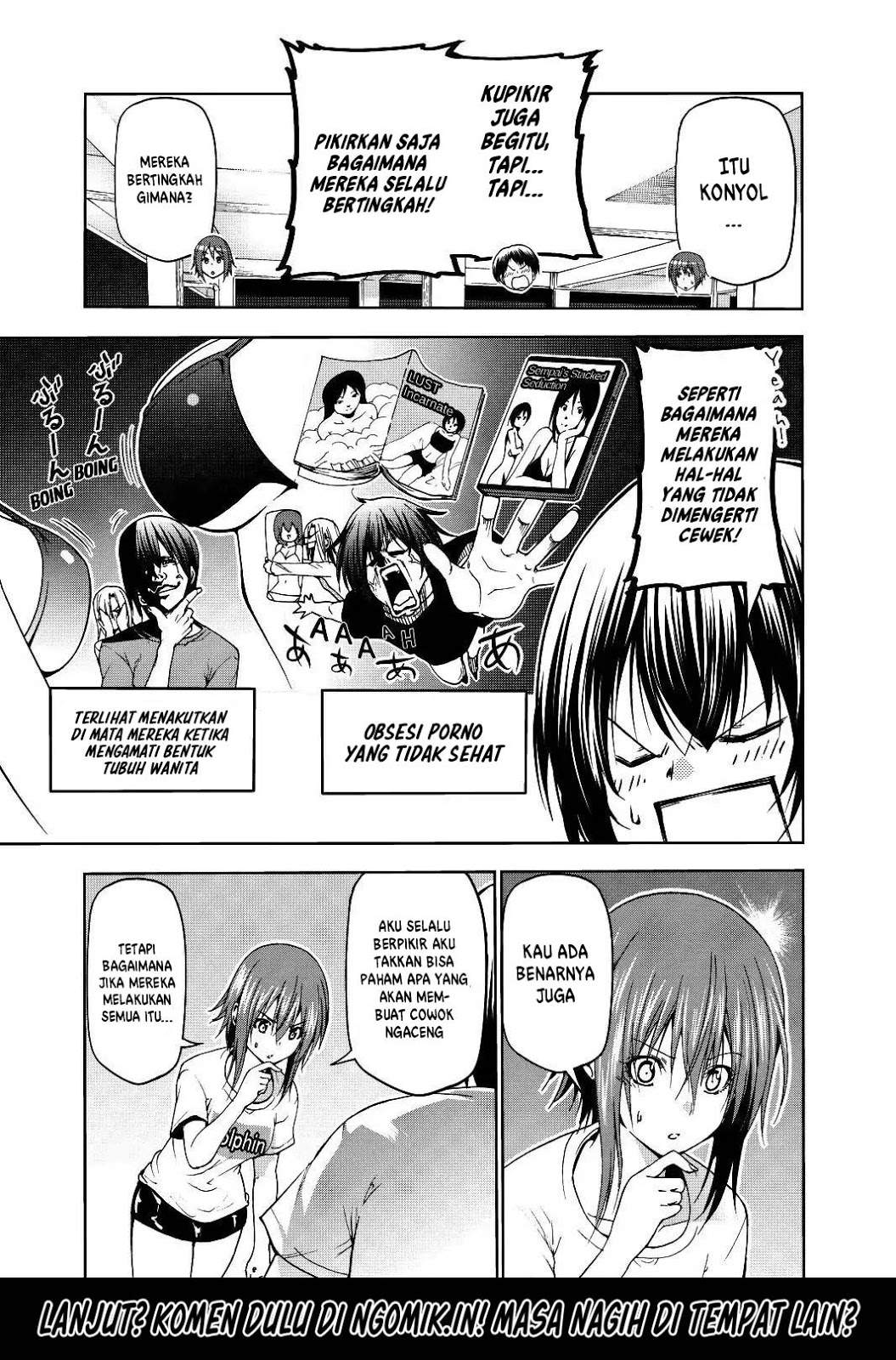 Grand Blue chapter 55 halaman 10
