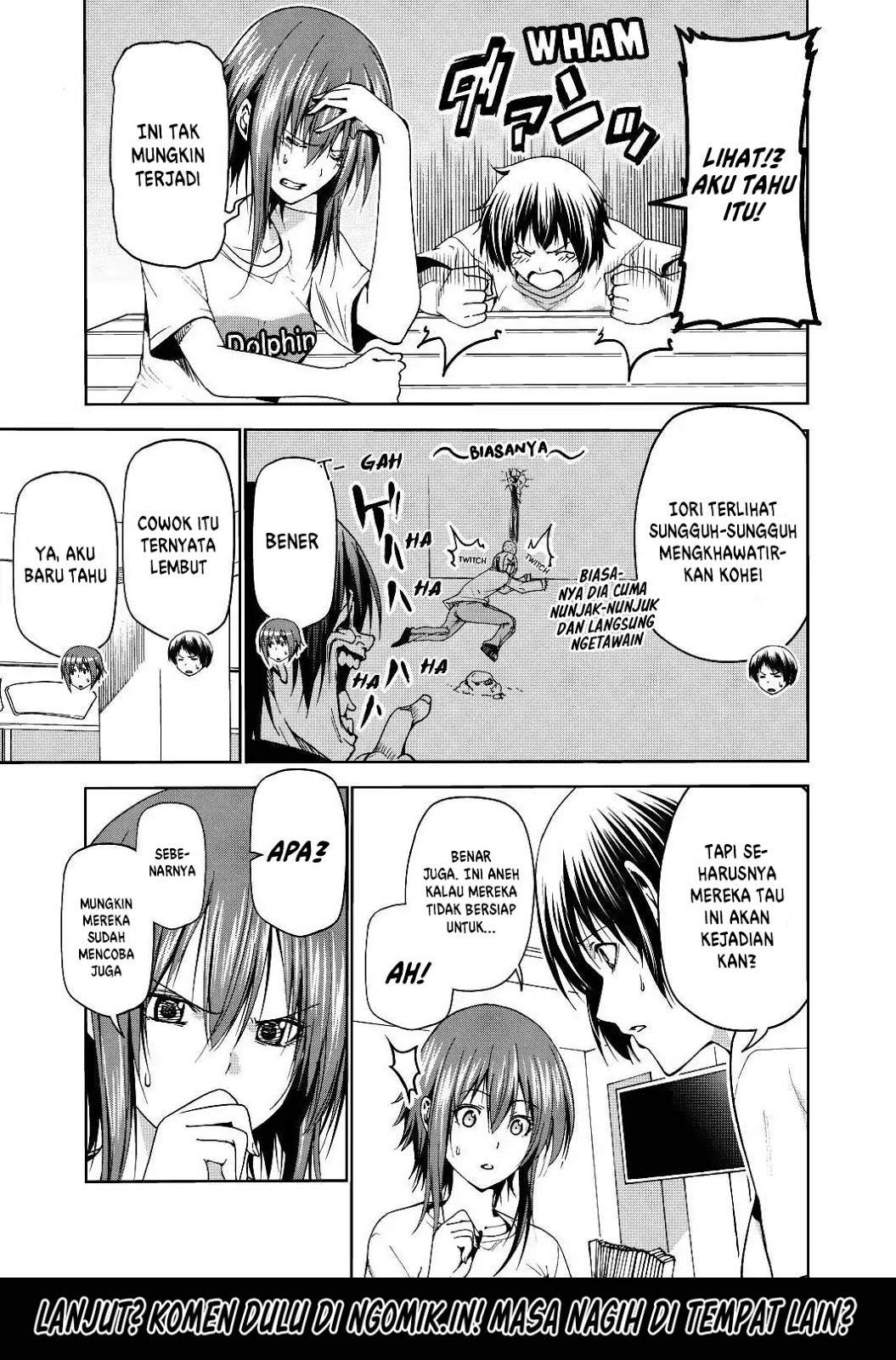 Grand Blue chapter 55 halaman 14