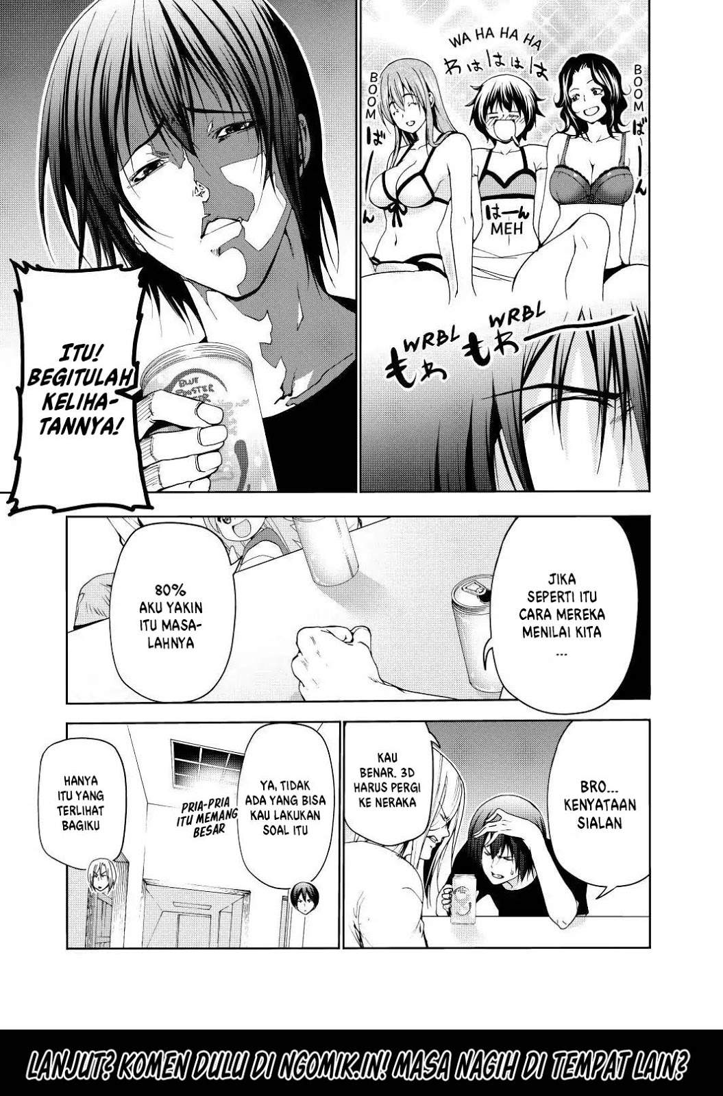 Grand Blue chapter 55 halaman 22