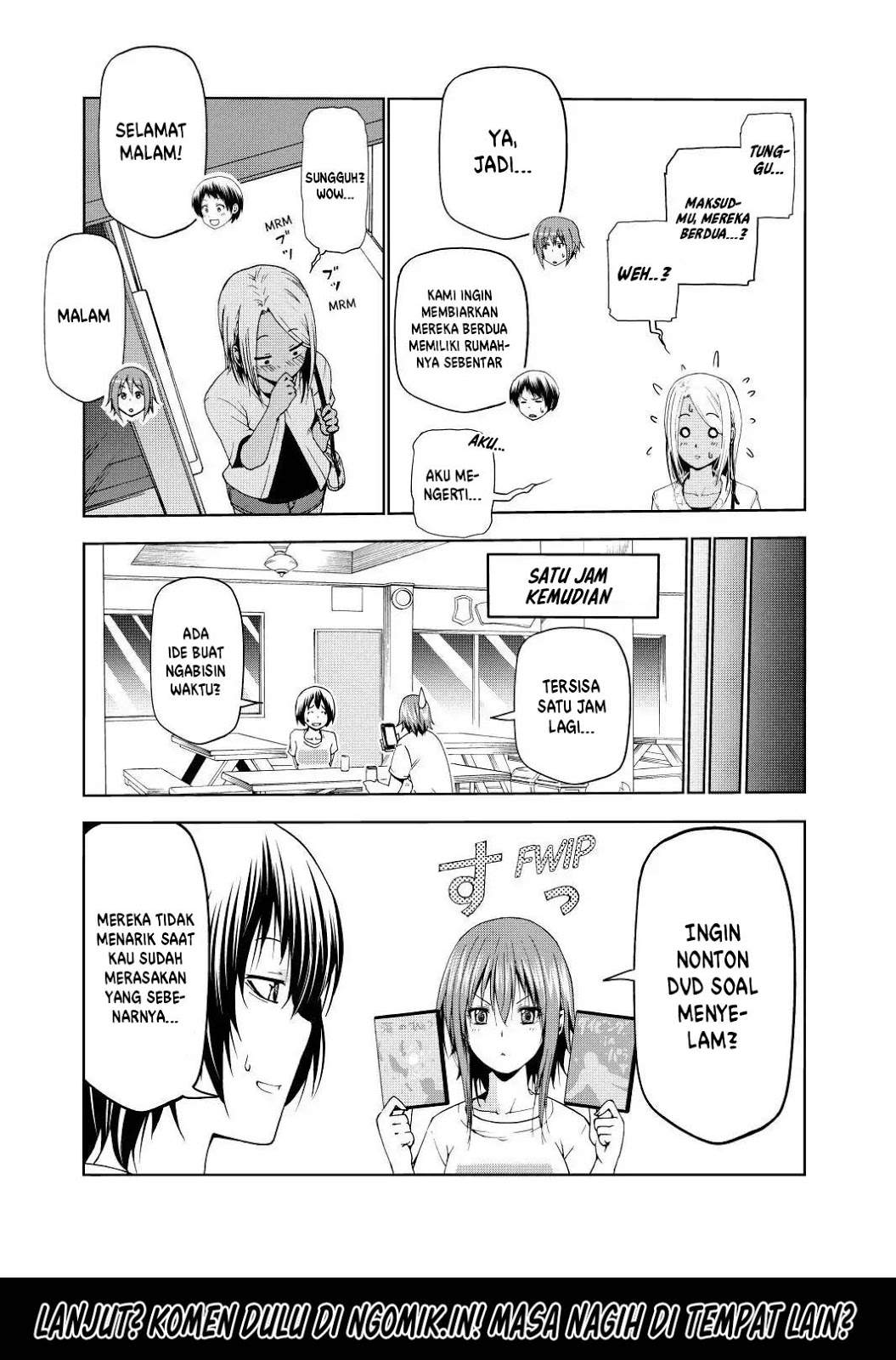 Grand Blue chapter 55 halaman 28
