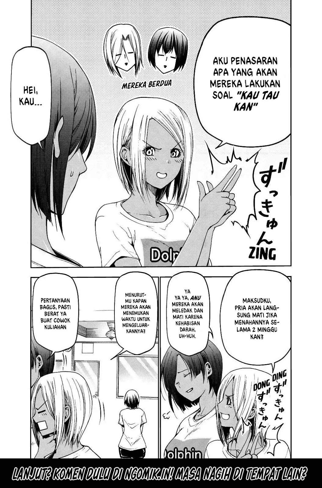 Grand Blue chapter 55 halaman 4